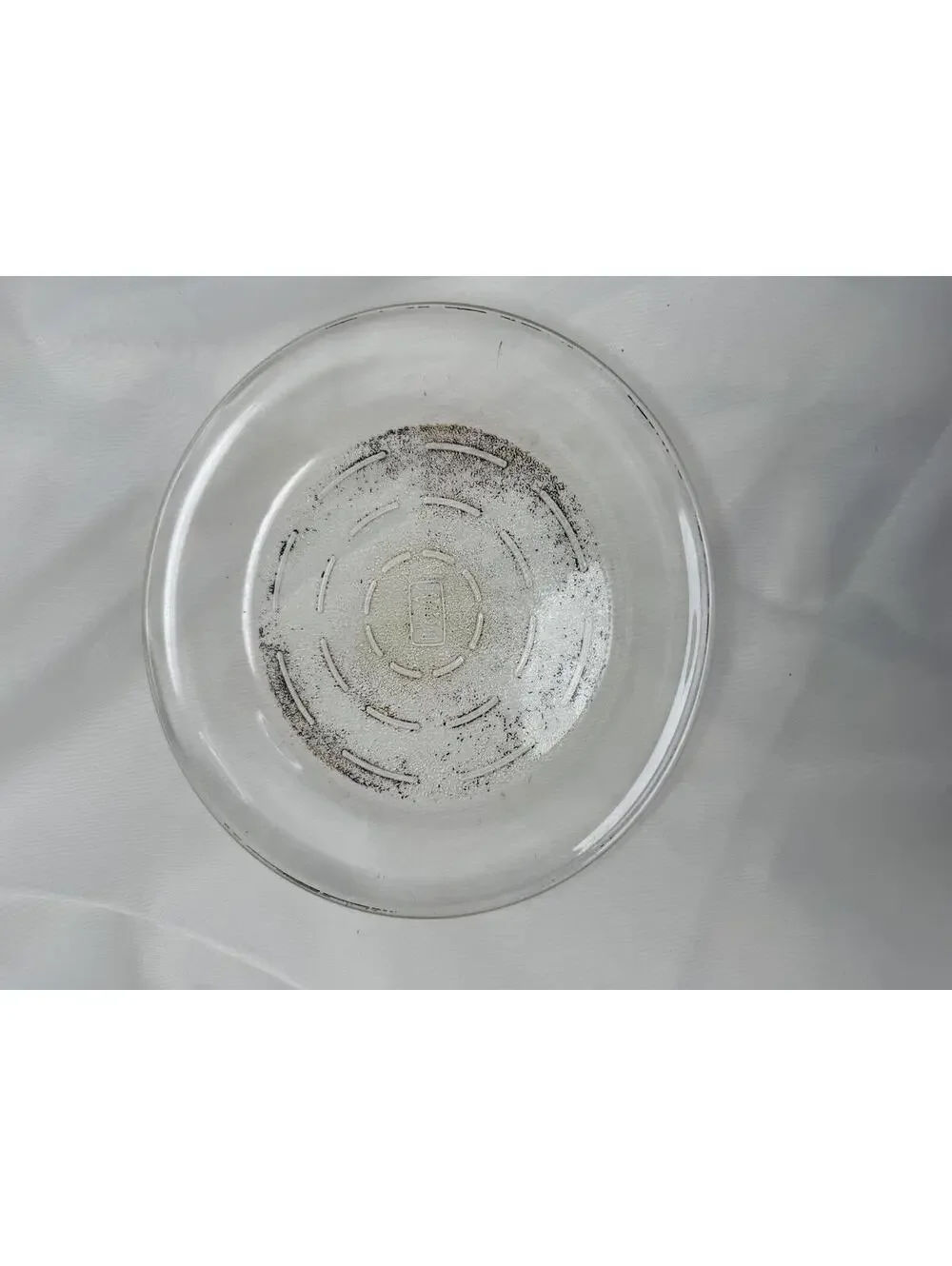 Vintage Glasbake 245-2 Clear Glass Pie Plate 9” Oven Bakeware Made in USA